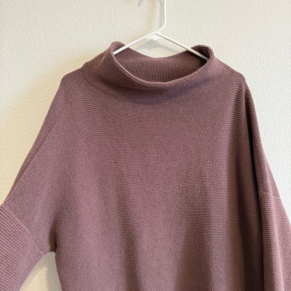 Free People Women’s Ottoman Slouchy Mock-neck Tunic Sweater in Nutmeg - Picture 5 of 8